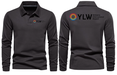 YLW AIRPORT LONG SLEEVE POLO